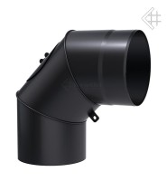 Kolano stalowe 2mm 160/90 ruchome z wyczystką