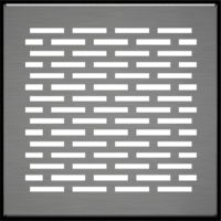 Kratki podłogowe Kratka FLOOR szlifowana 17x17